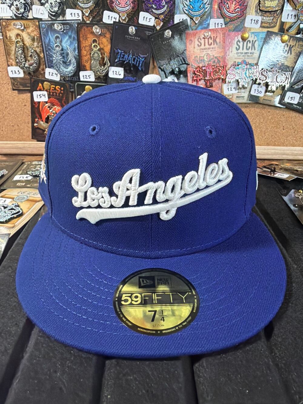 New Era 59Fifty Los Angeles Dodgers Fitted Hat 7 1/4 GiTD